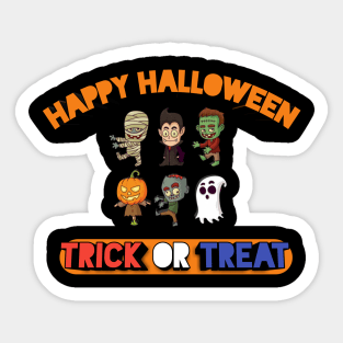 Halloween Characters Collection Sticker